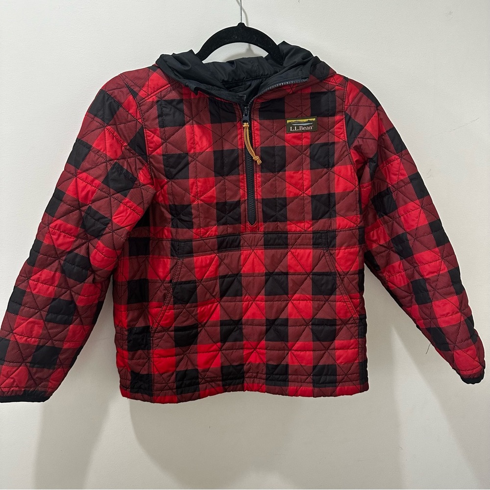 LLBean Kids Size Small/8 Plaid Coat